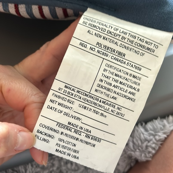 A father is the bearer of Strength Accent little pillow - Picture 4 of 4